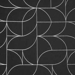 Zavjesa sa srebrnim geometrijskim printom 140x250 Evi