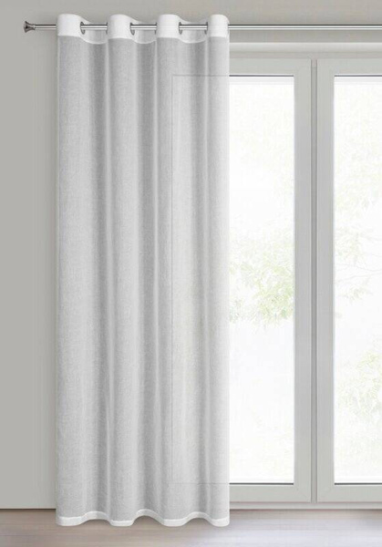 Gotova zavjesa 140x250 od naborane gaze, nije potrebno glačati Marina