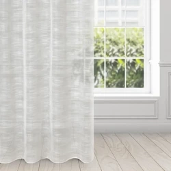 Zavjesa s efektom kiše, poluprozirna 140x250 krem boja Astera