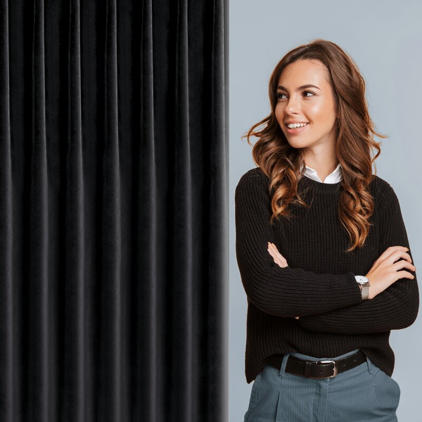 Baršunasta zavjesa 80x270 cm FLEX 1:1,5 - MELANIE