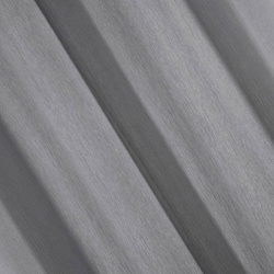 Siva zavjesa sa strukturom fine kiše, horizontalni uzorak 140x250 Rebecca krugovi