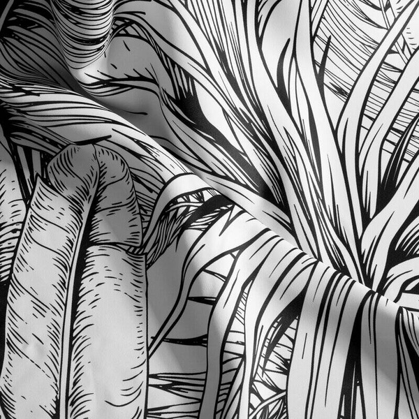 Zavjesa za zamračivanje s botaničkim motivom 140x250 Nerina