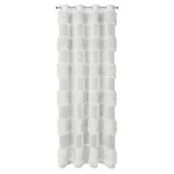 Zavjesa 140x250 od gaze ukrašena moher koncem Margaret 3