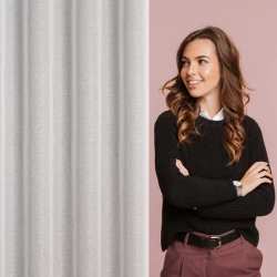 LENA zavjesa od glatkog etamina s efektom srebrnastog sjaja 350x250 cm Lena