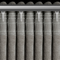 Zavjesa s šenil strukturom 140x270 cm traka - NESKA