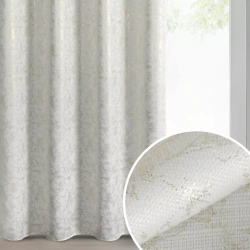 Zavjesa ukrašena printom podsjećajućim na mramor, 140x250 cm - RONYA zlatne ušice