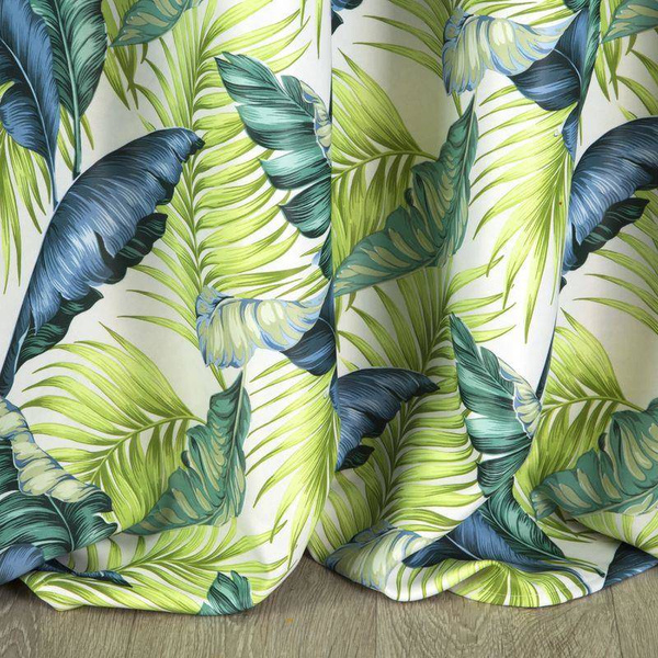 Zavjesa za zamračivanje s printom tropskog lišća blackout 140x250 Hanna