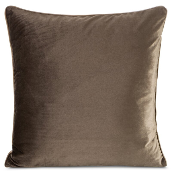 Jastučnica 45x45 od baršuna s nježnim sjajem i ukrasnim rubom Gaja