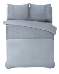 Set posteljine 140x220 od mikrovlakana s nježnim konkavnim uzorkom Embossed