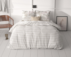 Set posteljine 140x200/220 od mikrovlakana sa čistim printom, nije potrebno glačanje