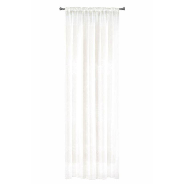 Gotova zavjesa krem sa strukturom fine kiše, horizontalni uzorak140x250 trakasta Rebecca