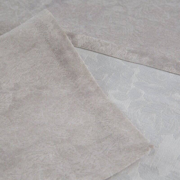 Stolnjak s motivom cvijeća izvezenim srebrnim koncem 160x240 Ines 6