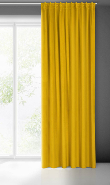 Zavjesa od glatkog i mekanog baršuna s flex trakom za stropne vodilice 140x300 Madlen