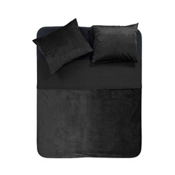 Baršunasta posteljina 200x220, mekana i topla Velvet Piping