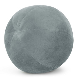 Ukrasni jastuk, kugla O 24 cm od baršuna s kontrastnim rubom Gaja  