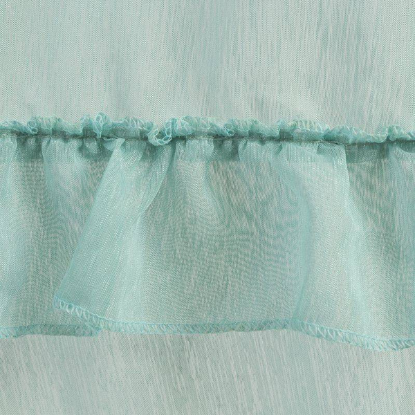 Mint zavjesa s volanima na dnu 140x270 s trakom Lorena