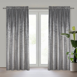 Baršunasta zavjesa sa sjajnim printom, 135x270 cm, traka - AVENA