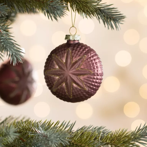 Staklena kugla za božićno drvce ∅ 8cm