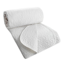 Baršunasti prekrivač za krevet 170x210 cm ukrašen botaničkim printom