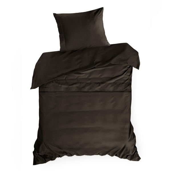 Ekskluzivna pamučna posteljina dimenzija 160x200 cm, makosatin s ukrasnim rubovima i vezom, kolekcija MINGE ELEGANTE