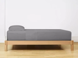 Plahta 150x260 glat hotelska 100% pamuk boja siva
