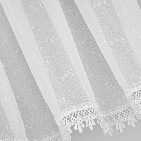 Gotova zavjesa dagma-2 (2) 400x65 cm 400x35 cm bijela boja