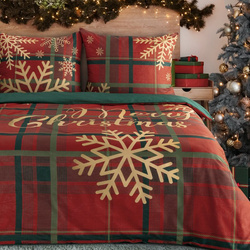 Božićna posteljina 140x200 cm, ranforce pamuk