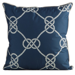 Jastučnica 45x45 za terasu i balkon izrađena od vodootporne tkanine u nautičkom stilu Garden