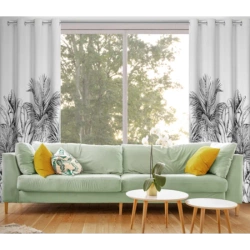 Zavjesa za zamračivanje s botaničkim motivom 140x250 Nerina
