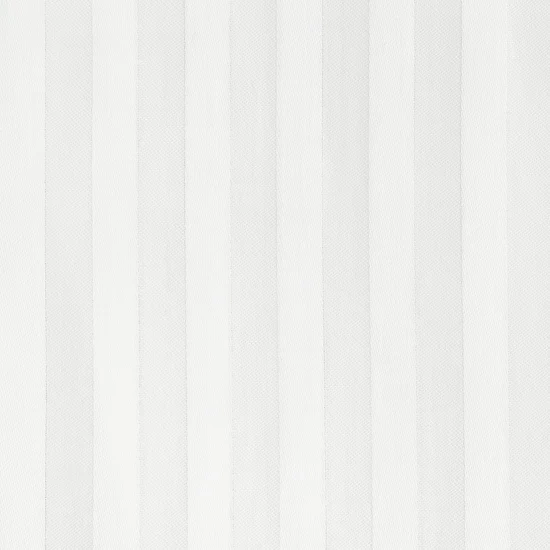 Premium bijela prugasta posteljina za apartmane od pamučnog satena 160x200