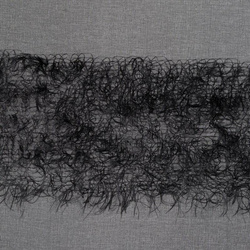 Zavjesa 140x250 od gaze ukrašena moher koncem Margaret 3