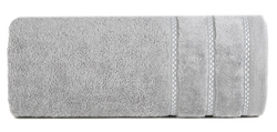 6 komada ručnik sivi s rubom od velura, gramature 500 g/m2 Dona30x50