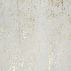 Baršunasta zavjesa 140x250 ukrašena zlatnim uzorkom i zlatnim ušicama - DARA