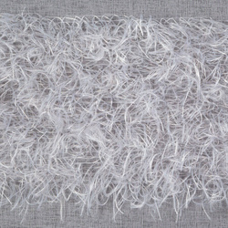 Zavjesa 140x250 od gaze ukrašena moher koncem Margaret 3