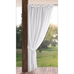 Zavjesa za terasu 155x220 boja bijela od nepromočive tkanine sa čičak trakama GARDEN  2