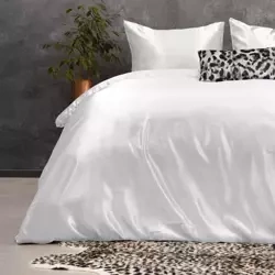 Posteljina bijela sa svilom Beauty Skin Care 140x220