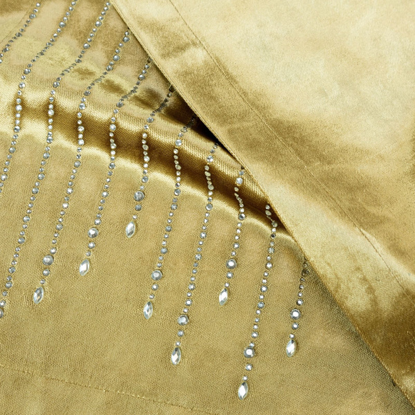 Nadstolnjak za stol od sjajnog baršuna s cirkonima 35x180 Royal 3