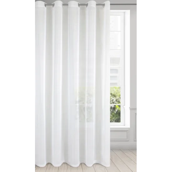 Zavjesa od glatkog mat voala 200x250 cm bijela boja Lucy
