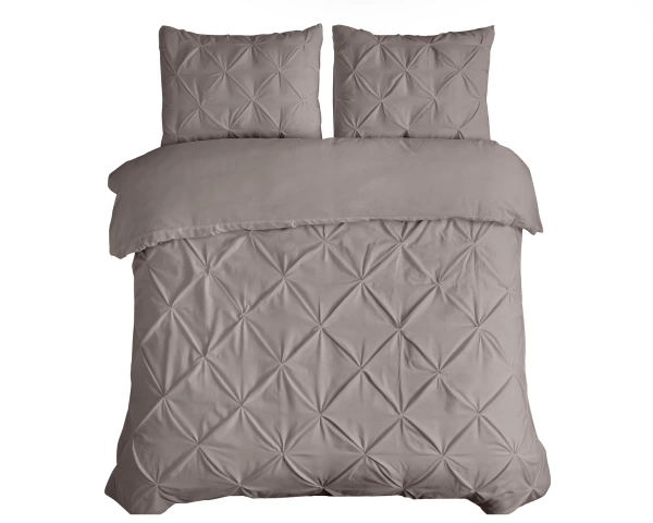 Pamučna bež posteljina 140x220 Salvador