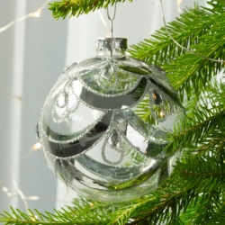 Staklena kugla za božićno drvce ∅ 8cm