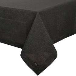 Crni stolnjak sa ukrasnim rubom i srebrnim koncem 145x260 Stella 1