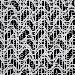 Gotova mrežasta zavjesa 140x250 ukrašena šenil koncem Clara