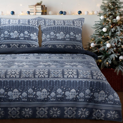 Božićna posteljina 220x200 cm od pamučnog flanela