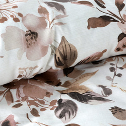 Posteljina 160x200 cm od pamučnog satena s cvjetnim uzorkom SPRING