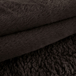Zimska deka 220x240 cm, dvostrani prekrivač od ugodnog krzna i tkanine s uzorkom janjeće kože, NINA Premium