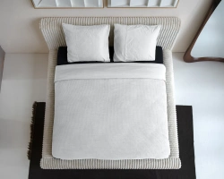 Primaviera Deluxe Hotel posteljina pamuk perkal 140x200/260 struktura vafla ne zahtijeva glačanje