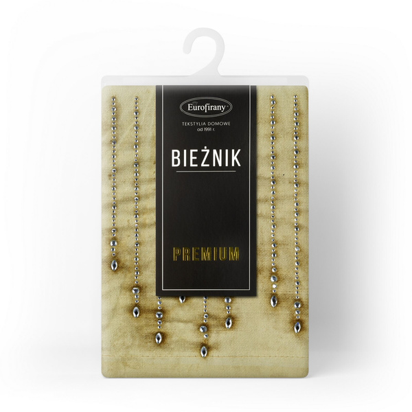 Nadstolnjak za stol od sjajnog baršuna s cirkonima 35x180 Royal 3