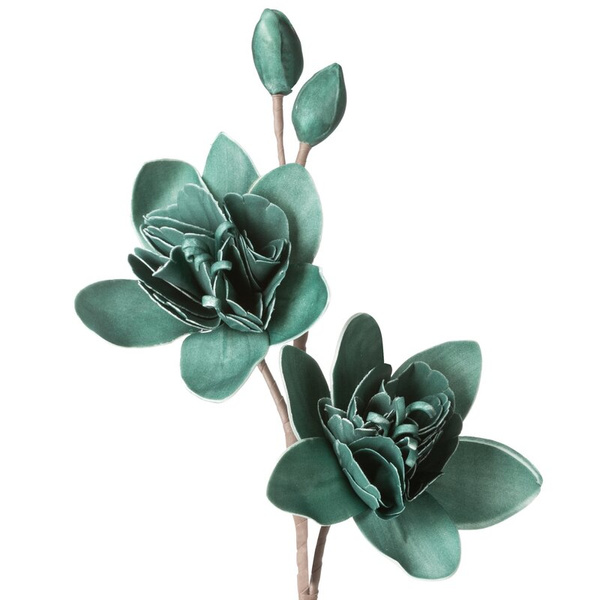 Ukrasni cvijet od foamiran pjene FLORE 715 FI 20 X 86 CM TURKUSOWY