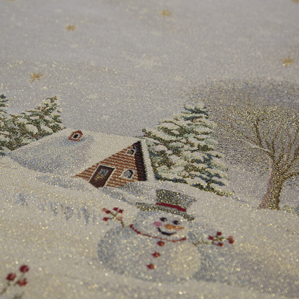 Tapiserijski stolnjak 140x180 cm ukrašen božićnim motivom