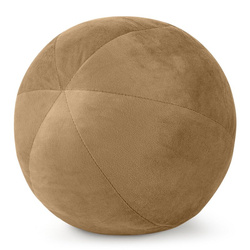 Ukrasni jastuk, kugla O 24 cm od baršuna s kontrastnim rubom Gaja  
